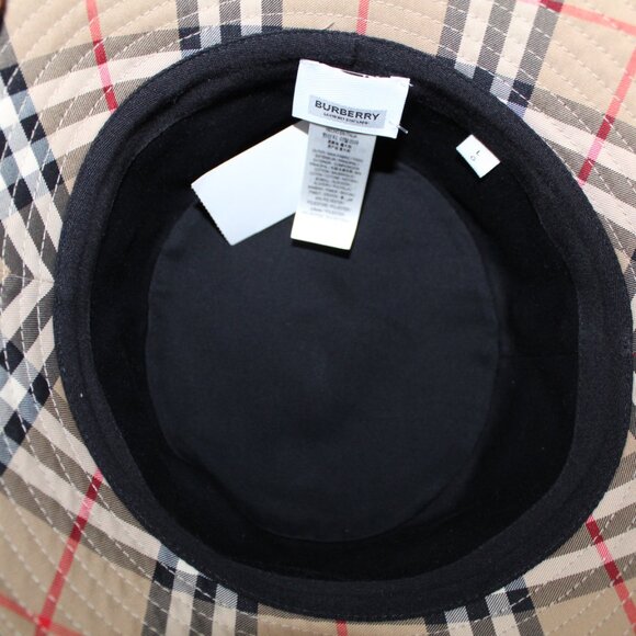 NWT Burberry Heavy Check Bucket Hat L main image 9